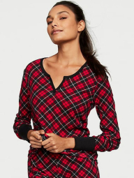 Домашній лонгслів Victoria's Secret 1159852655 (Червоний S)