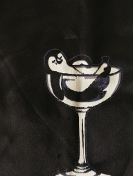 Сорочка для дому та сну Victoria's Secret з принтом 1159855247 (Чорний XXL)