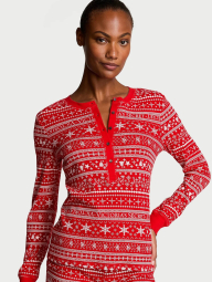 Домашний лонгслив Victoria's Secret 1159855945 (Красный XL)