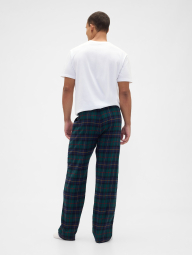 Пижамные фланелевые мужские штаны GAP 1159856306 (Зеленый XXL)