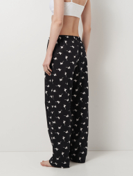 Жіночі штани GAP з принтом 1159857014 (Чорний M)