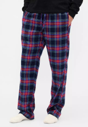 Мужские пижамные фланелевые штаны GAP 1159858721 (Синий M)