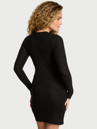 Домашня сукня Victoria's Secret у рубчик 1159859132 (Чорний M)