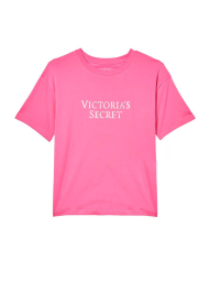 Домашняя футболка Victoria's Secret с логотипом 1159862606 (Розовый S)