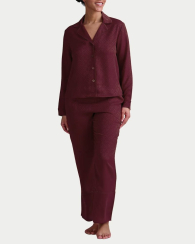 Сатиновые домашние штаны Tommy Hilfiger 1159863758 (Бордовый L)