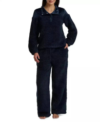 Женская пижама из экомеха Tommy Hilfiger кофта и штаны 1160164150 (Синий XL)