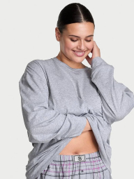 Домашний лонгслив Victoria's Secret 1162754970 (Серый S)