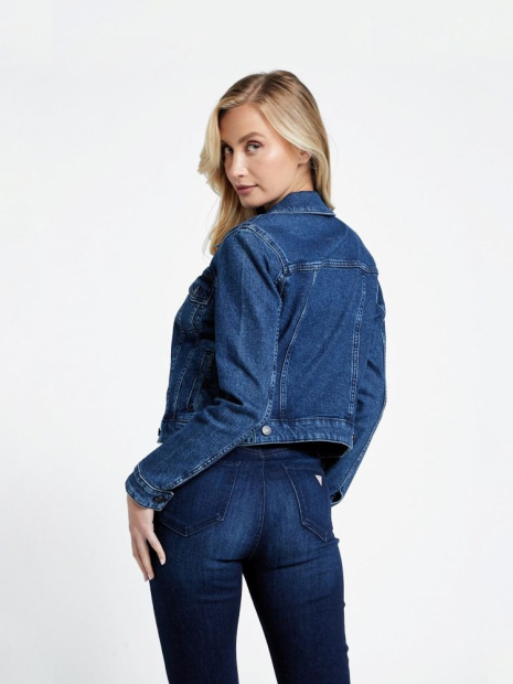Женская джинсовая куртка Guess 1159844401 (Синий M)