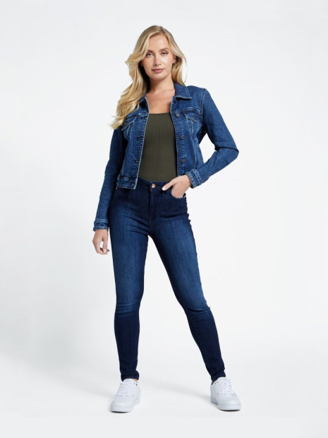 Женская джинсовая куртка Guess 1159844401 (Синий M)
