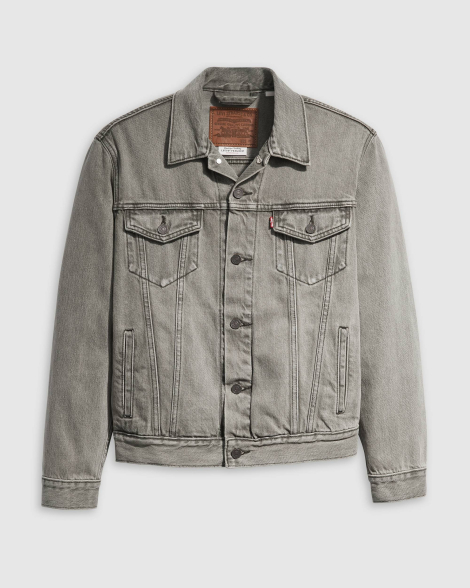 Чоловіча джинсова куртка Levi's 1159845933 (Сірий L)