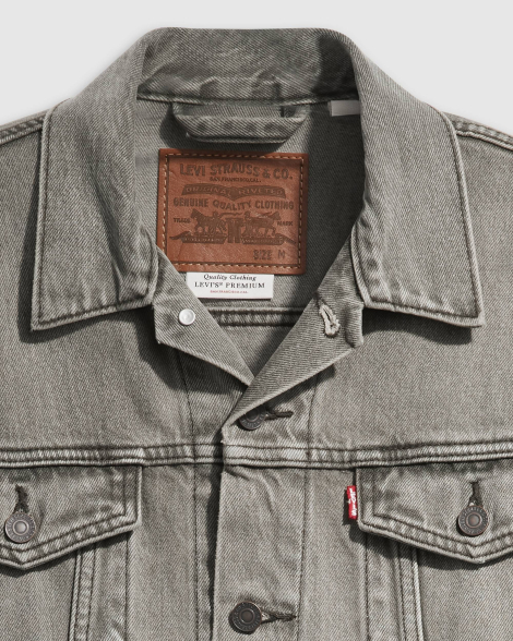 Чоловіча джинсова куртка Levi's 1159845933 (Сірий L)