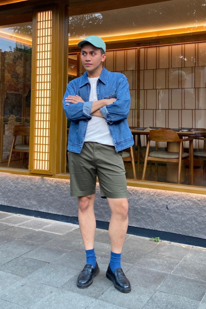 Джинсова куртка UNIQLO на блискавці 1159846151 (Синій L)