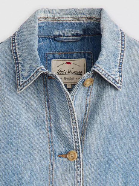 Жіноча джинсова куртка Janis Levi's 1159847380 (Блакитний XL)