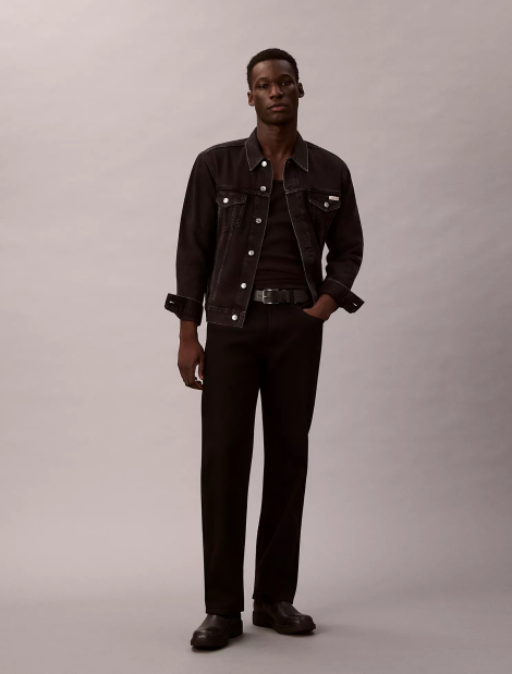 Чоловічі джинсові куртки Calvin Klein 1159853007 (Чорний M)