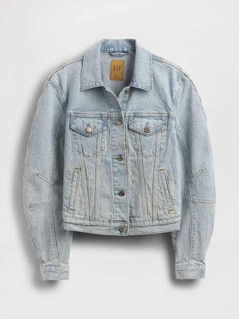 Джинсовая куртка GAP 1159854700 (Голубой M)