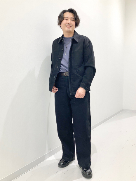 Джинсовая куртка-рубашка UNIQLO 1159855930 (Черный XL)