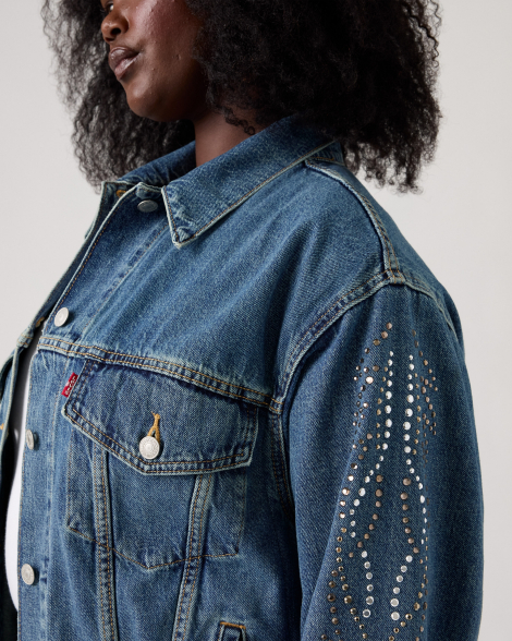 Женская джинсовая куртка Levi's 1159856009 (Синий 4X)