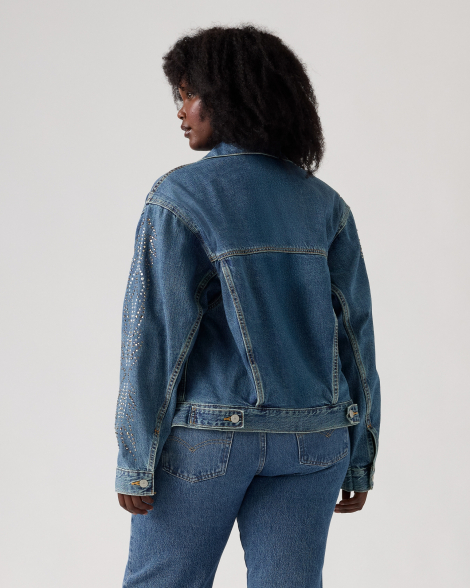 Женская джинсовая куртка Levi's 1159856009 (Синий 4X)