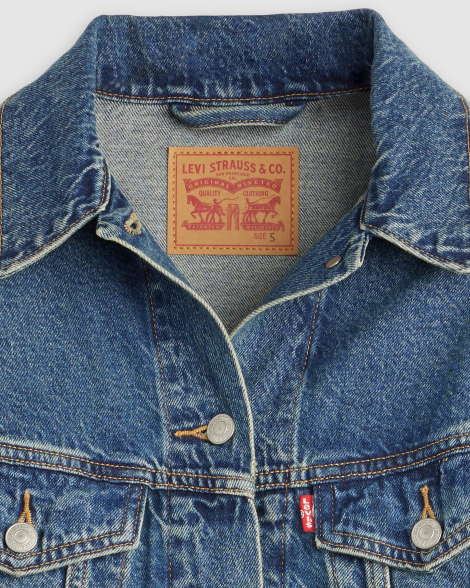 Женская джинсовая куртка Levi's 1159856009 (Синий 4X)