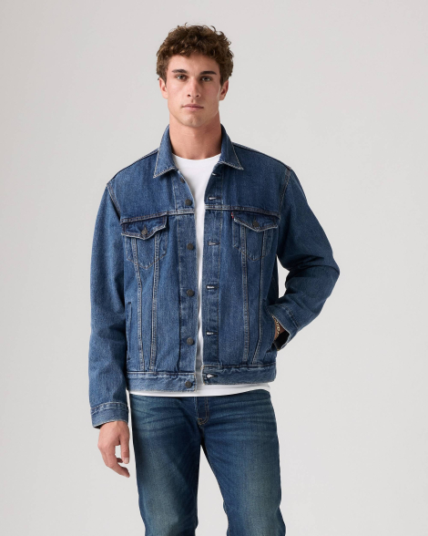 Мужская джинсовая куртка Levi's 1159857218 (Синий L)