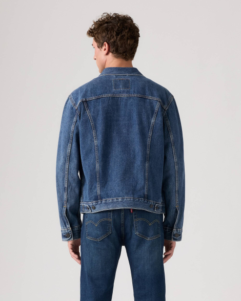 Мужская джинсовая куртка Levi's 1159857218 (Синий L)