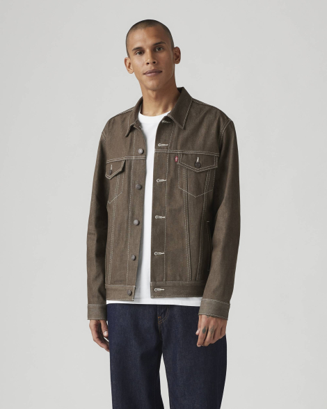 Джинсовая куртка Levi's 1159857737 (Коричневый L)