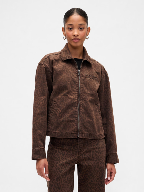 Джинсовая куртка женская GAP 1159858503 (Коричневый XL)