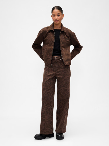 Джинсовая куртка женская GAP 1159858503 (Коричневый XL)