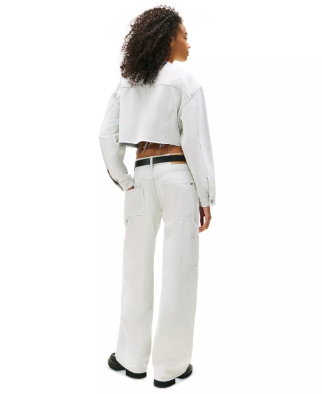 Укорочена куртка джинсова Tommy Hilfiger 1159861203 (Блакитний XS)