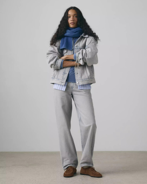 Женская джинсовая куртка Levi's 1159861303 (Голубой S)