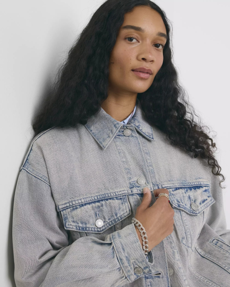 Женская джинсовая куртка Levi's 1159861303 (Голубой S)