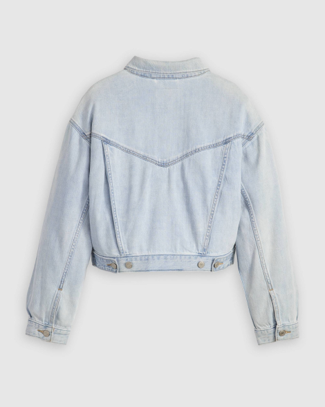 Укороченная джинсовая куртка Levi's 1159861305 (Голубой S)