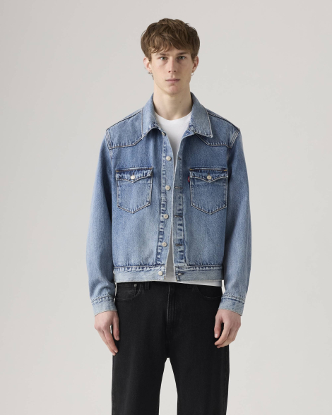 Чоловічі джинсові куртки Levi's 1159861515 (Синій L)