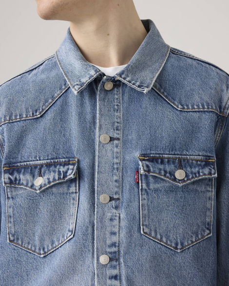Чоловічі джинсові куртки Levi's 1159861515 (Синій L)