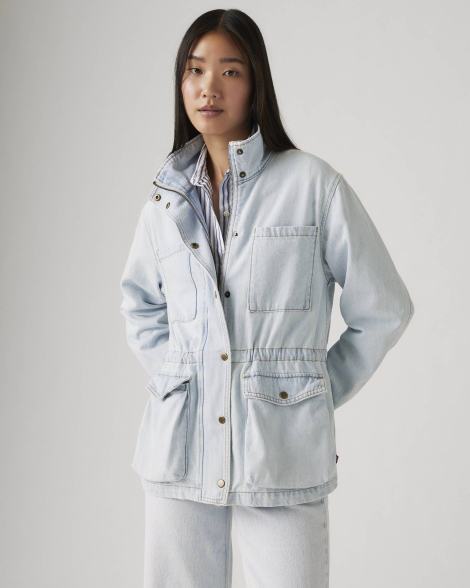 Женская джинсовая куртка Karlie Levi's 1159862343 (Голубой S)