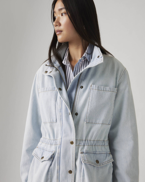 Женская джинсовая куртка Karlie Levi's 1159862343 (Голубой S)