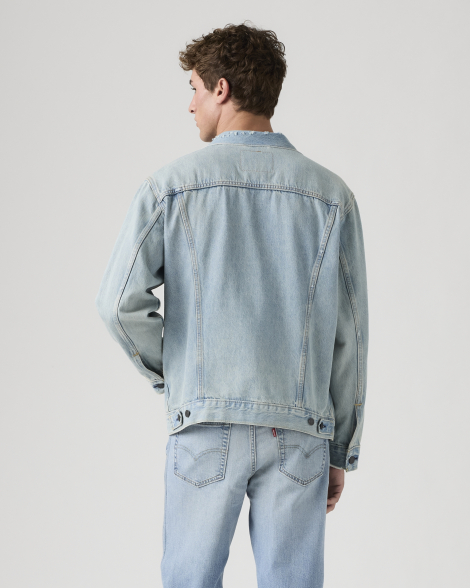 Мужская джинсовая куртка Levi's 1159862556 (Голубой L)