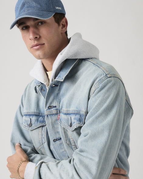 Мужская джинсовая куртка Levi's 1159862555 (Голубой XL)