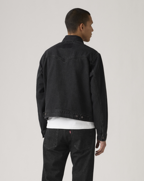 Мужская джинсовая куртка Levi's 1159862560 (Черный XL)
