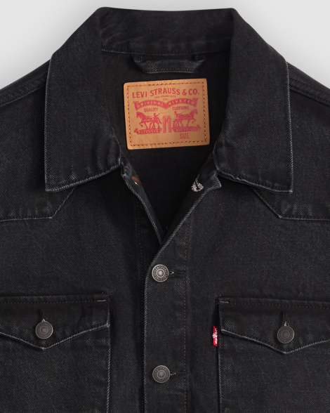 Мужская джинсовая куртка Levi's 1159862560 (Черный XL)