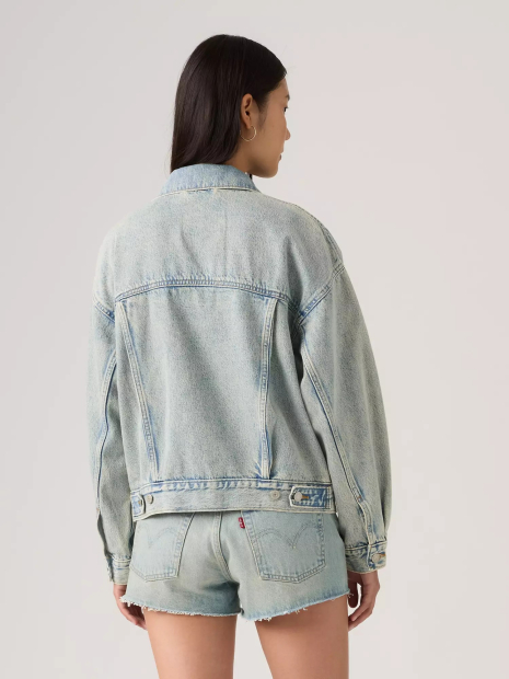 Жіноча джинсова куртка Levi's 1159865472 (Блакитний XL)