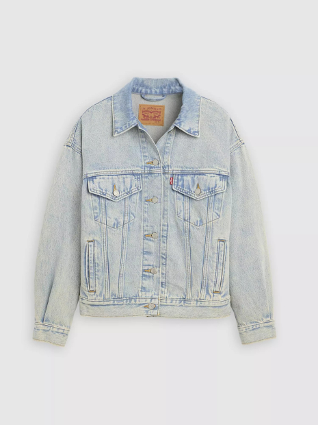 Жіноча джинсова куртка Levi's 1159865472 (Блакитний XL)