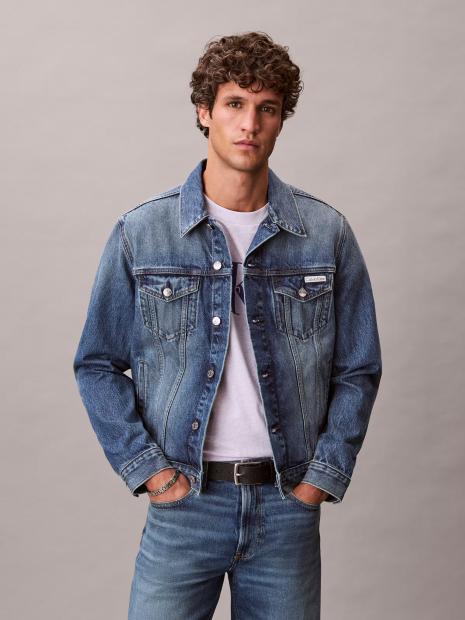 Мужская джинсовая куртка Calvin Klein 1159930750 (Синий L)