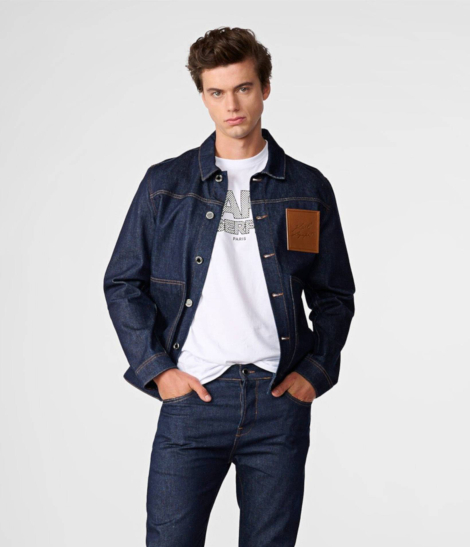 Джинсовая куртка Karl Lagerfeld 1160129796 (Синий XXL)