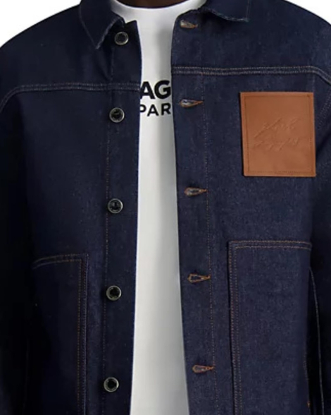 Джинсовая куртка Karl Lagerfeld 1160129796 (Синий XXL)