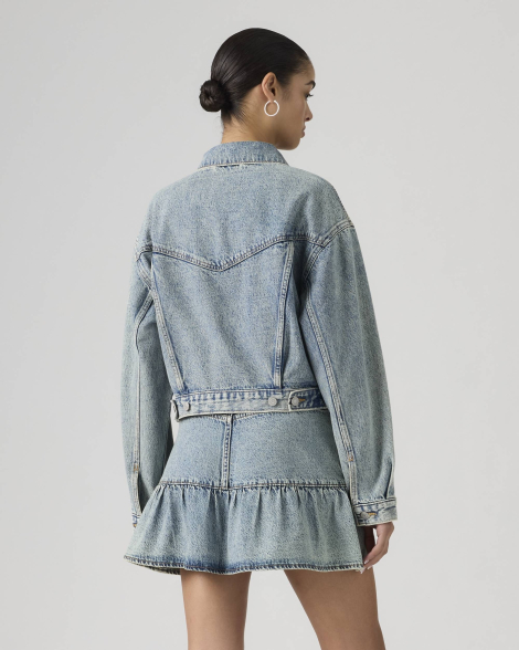 Укороченная джинсовая куртка Levi's 1160267508 (Синий M)