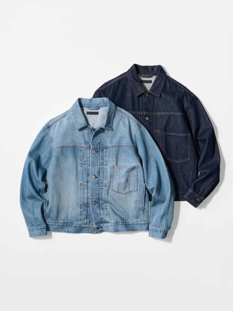 Джинсовая куртка UNIQLO 1160855986 (Синий M)