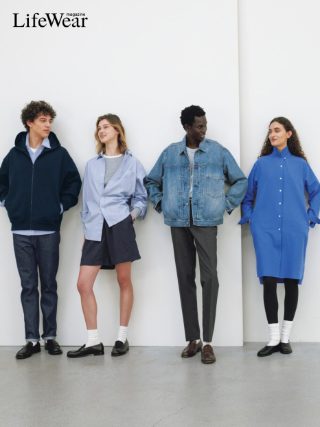 Джинсовая куртка UNIQLO 1160855986 (Синий M)