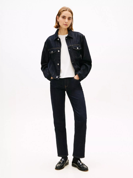 Женская джинсовая куртка Tommy Hilfiger 1161074092 (Синий 34)