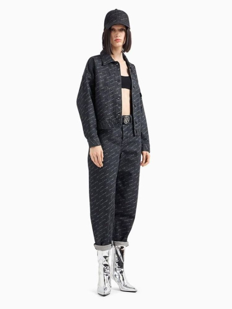 Джинсовая куртка Armani Exchange 1161629027 (Черный S)